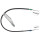 Parking brake cable 1,212 mm disc brake A.B.S. for FORD TRANSIT and others
