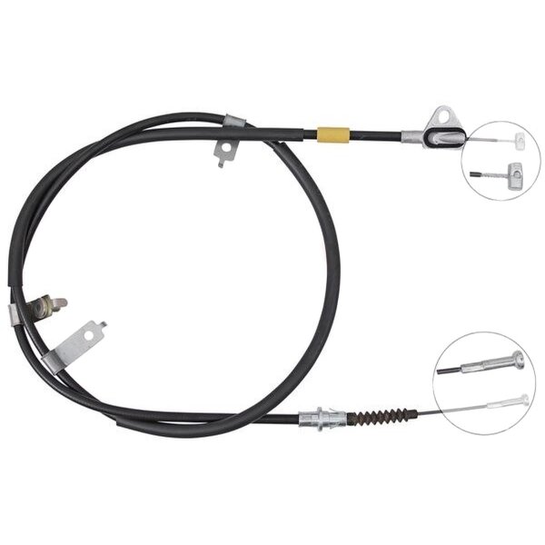 Parking brake cable 1,940 mm disc brake A.B.S. suitable for MAZDA 6