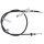 Parking brake cable 1,720 mm disc brake A.B.S. for HYUNDAI TUCSON and others