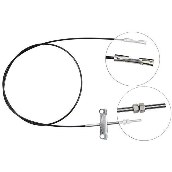 Parking brake cable 1,534 mm A.B.S. for FORD TRANSIT and others