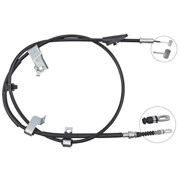 Seilzug Feststellbremse 1.855 mm Scheibenbremse A.B.S. für u.a. HONDA CIVIC