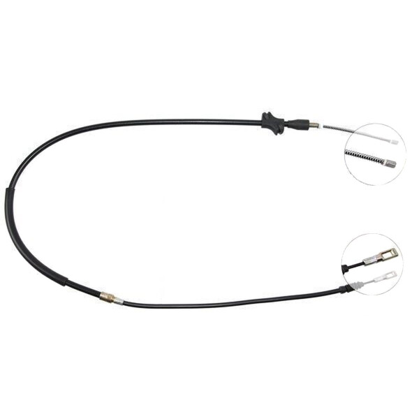 Parking brake cable 1,420 mm drum brake A.B.S. for AUDI 100 and others