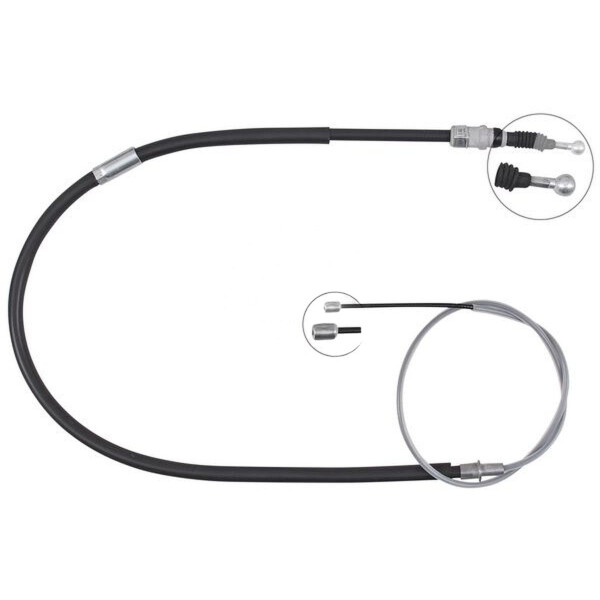 Parking brake cable 1,620 mm disc brake A.B.S. suitable for VW JETTA