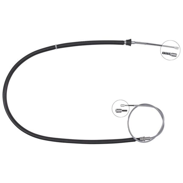Parking brake cable 1,700 mm drum brake A.B.S. for SKODA RAPID and others