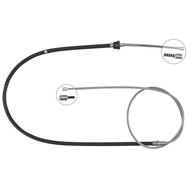 Parking brake cable no rolling 1,705 mm A.B.S. suitable for VW UP!