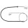 Parking brake cable no rolling 1,705 mm A.B.S. suitable for VW UP!
