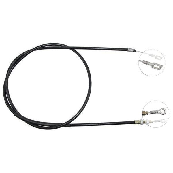 Parking brake cable 2.338 mm drum brake A.B.S. for PEUGEOT J5 and others