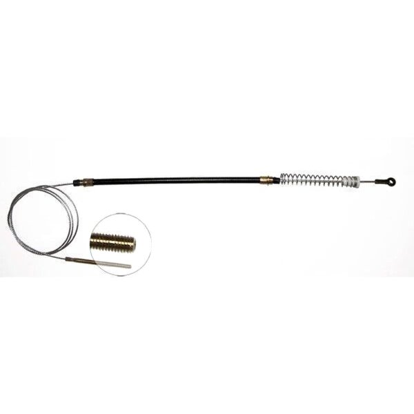 Parking brake cable 2.018 mm drum brake A.B.S. suitable for FIAT UNO