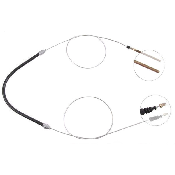 Parking brake cable no rolling 2.110 mm A.B.S. suitable for FIAT UNO