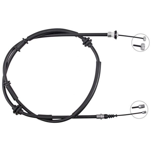Parking brake cable 1,850 mm disc brake A.B.S. for FIAT TIPO and others