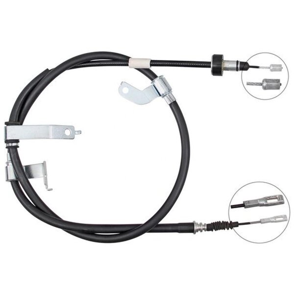Parking brake cable 1,680 mm disc brake A.B.S. for HYUNDAI ACCENT and others