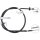 Parking brake cable 1,680 mm disc brake A.B.S. for HYUNDAI ACCENT and others