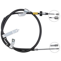 Parking brake cable 1,586 mm drum brake A.B.S. for...