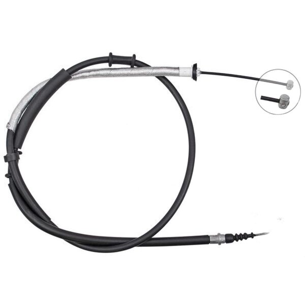 Parking brake cable 1,837 mm disc brake A.B.S. for FIAT 500L