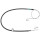 Parking brake cable 2.004 mm disc brake A.B.S. for e.g. PEUGEOT 308