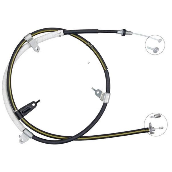 Seilzug Feststellbremse hinten links A.B.S. für TOYOTA LAND CRUISER 200