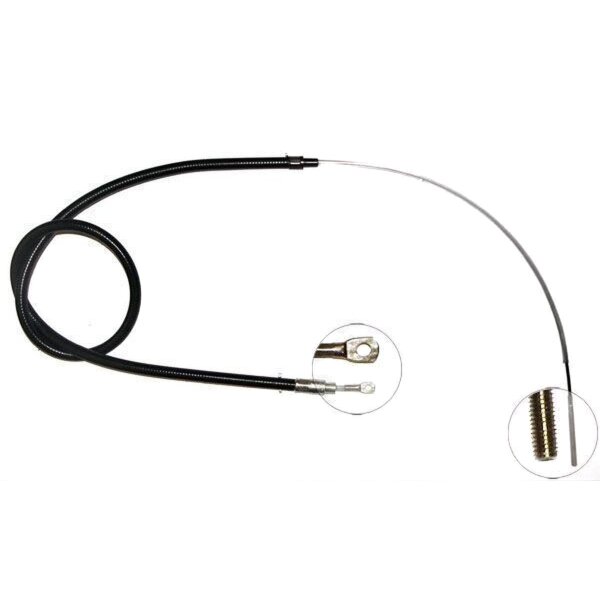 Parking brake cable 1,631 mm disc brake A.B.S. for BMW 3 Series and others
