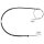 Parking brake cable 1.758 mm drum brake A.B.S. suitable for VW JETTA