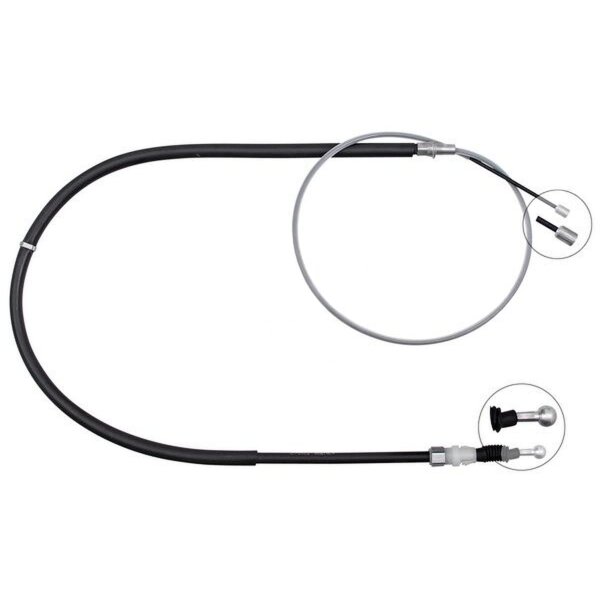 Seilzug Feststellbremse 1.595 mm Scheibenbremse A.B.S. für VW JETTA