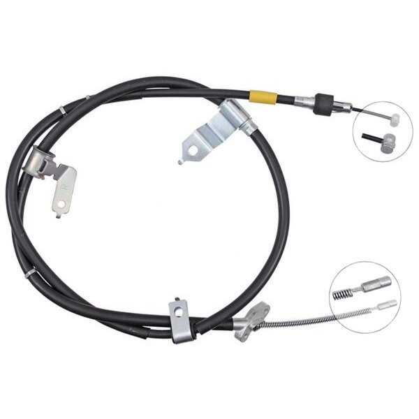 Parking brake cable 1,880 mm disc brake A.B.S. for TOYOTA LAND
