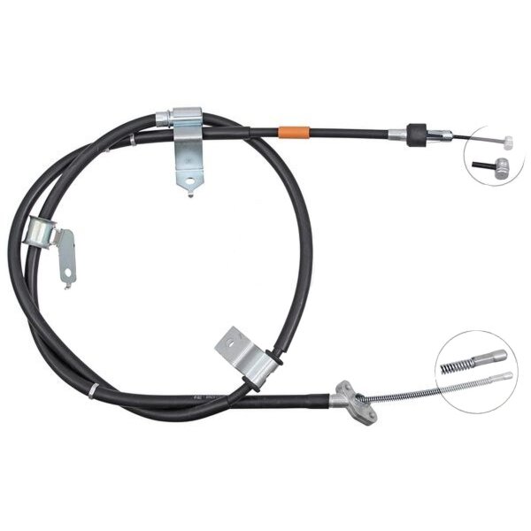 Seilzug Feststellbremse 2.055 mm Scheibenbremse A.B.S. für TOYOTA LAND