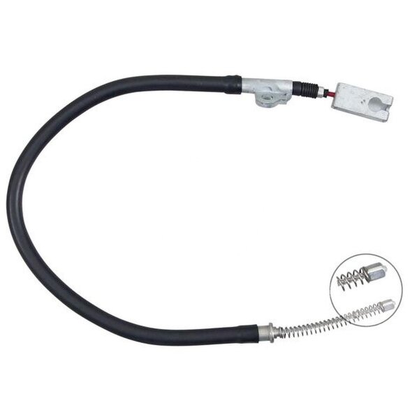 Parking brake cable no rolling 660 mm A.B.S. for NISSAN PATROL