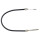 Parking brake cable no rolling 550 mm A.B.S. suitable for CITROËN 2