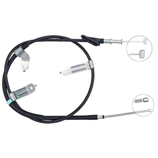 Parking brake cable 1,710 mm disc brake A.B.S. for SUBARU IMPREZA and others