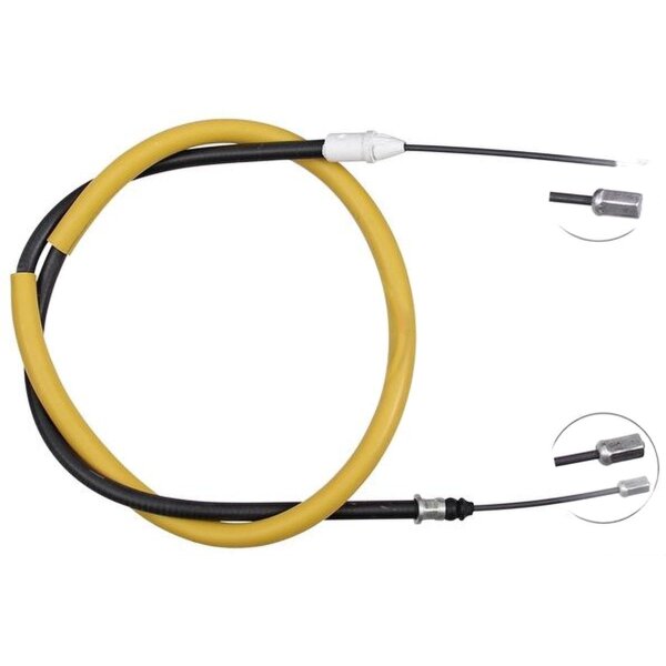 Parking brake cable 1,292 mm disc brake A.B.S. for e.g. RENAULT WIND