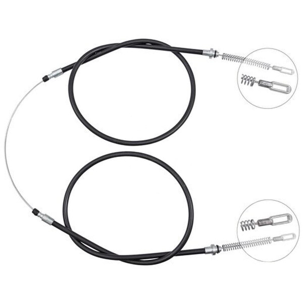 Parking brake cable 2,665 mm A.B.S. for IVECO DAILY and others