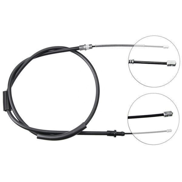 Parking brake cable 1,493 mm drum brake A.B.S. for CITROËN ZX and others