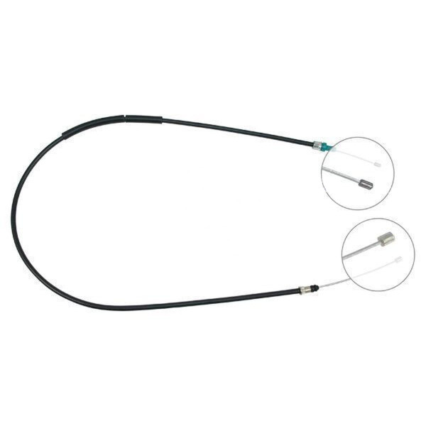 Parking brake cable 1,538 mm disc brake A.B.S. for CITROËN ZX and others