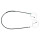 Parking brake cable 1,538 mm disc brake A.B.S. for CITROËN ZX and others