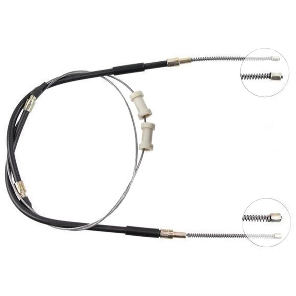 Seilzug Feststellbremse 2.370 mm Trommelbremse A.B.S. für u.a. SKODA 105,120