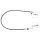 Parking brake cable 1,395 mm drum brake A.B.S. for CITROËN AX