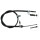 Parking brake cable 1,420 mm drum brake A.B.S. for DAIHATSU FEROZA and others