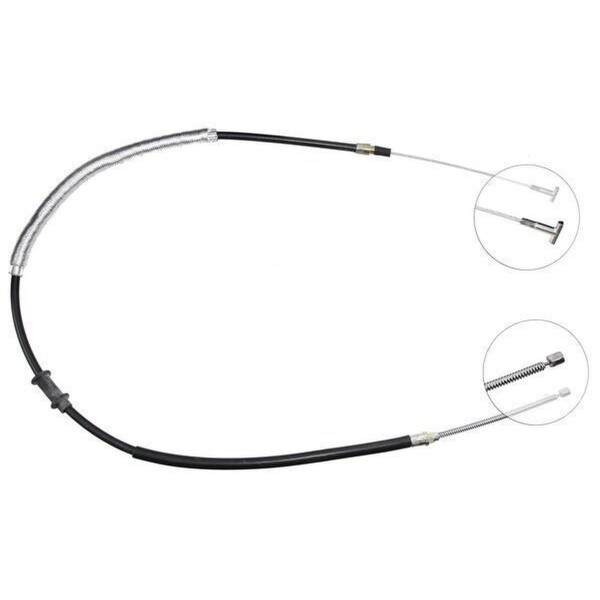 Parking brake cable 1,500 mm A.B.S. suitable for e.g. LANCIA DELTA