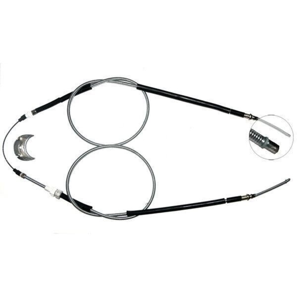 Parking brake cable 3.380 mm drum brake A.B.S. for FORD FIESTA