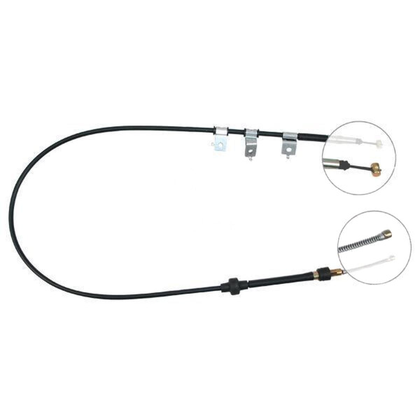 Seilzug Feststellbremse 1.517 mm Trommelbremse A.B.S. für u.a. HONDA CIVIC