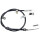 Parking brake cable 1,365 mm A.B.S. for HONDA CIVIC and others
