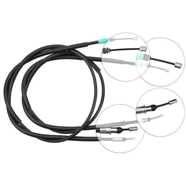 Parking brake cable 1,859 mm disc brake A.B.S. for RENAULT ESPACE
