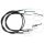 Parking brake cable 1,859 mm disc brake A.B.S. for RENAULT ESPACE