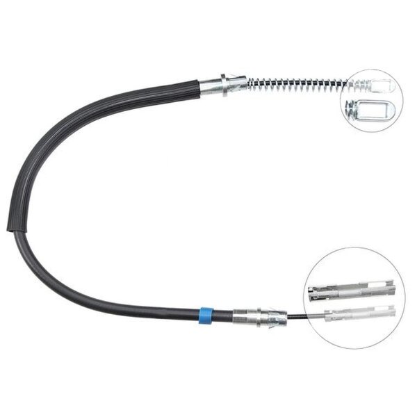 Parking brake cable 709 mm disc brake A.B.S. for CHEVROLET TRANS and others