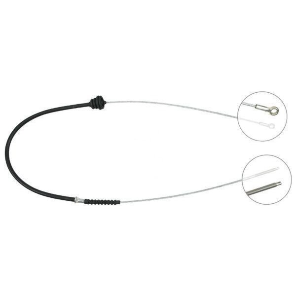 Parking brake cable 1,416 mm drum brake A.B.S. for MERCEDES-BENZ and others