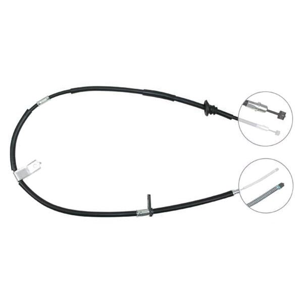 Parking brake cable 1,485 mm drum brake A.B.S. for HYUNDAI ACCENT and others