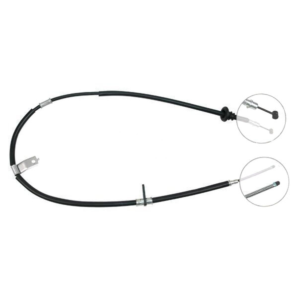 Parking brake cable 1,485 mm drum brake A.B.S. for HYUNDAI ACCENT and others