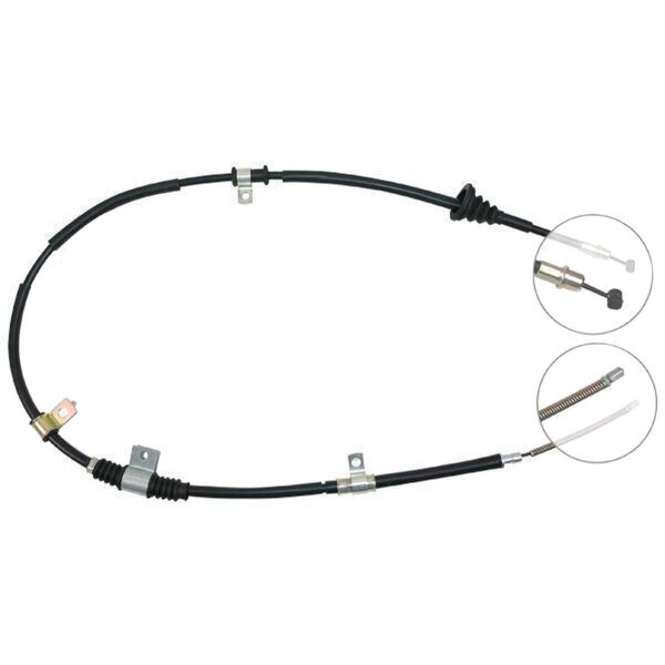Parking brake cable 1.503 mm drum brake A.B.S. for HYUNDAI LANTRA