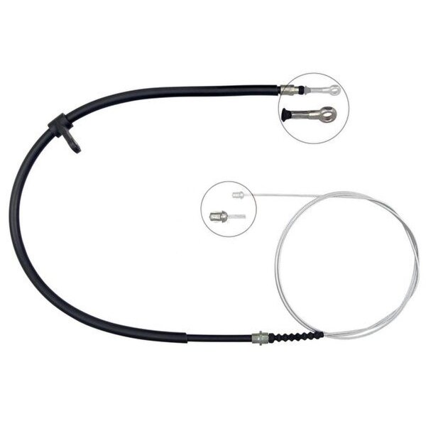 Seilzug Feststellbremse 2.435 mm Scheibenbremse A.B.S. für u.a. ALFA ROMEO 155