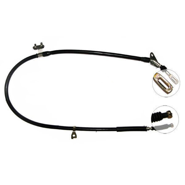 Parking brake cable 1,412 mm drum brake A.B.S. for e.g. MAZDA 323