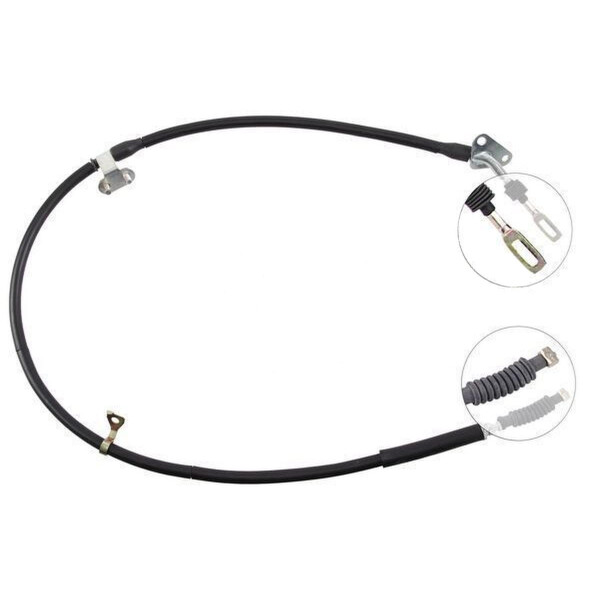 Parking brake cable 1,468 mm drum brake A.B.S. for e.g. MAZDA 323